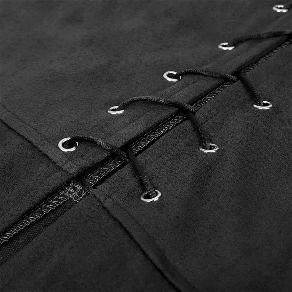Lehauya Men's Pirate Vest Renaissance Vest Costume Pirate Costumes Medieval Steampunk Gothic Waistcoat