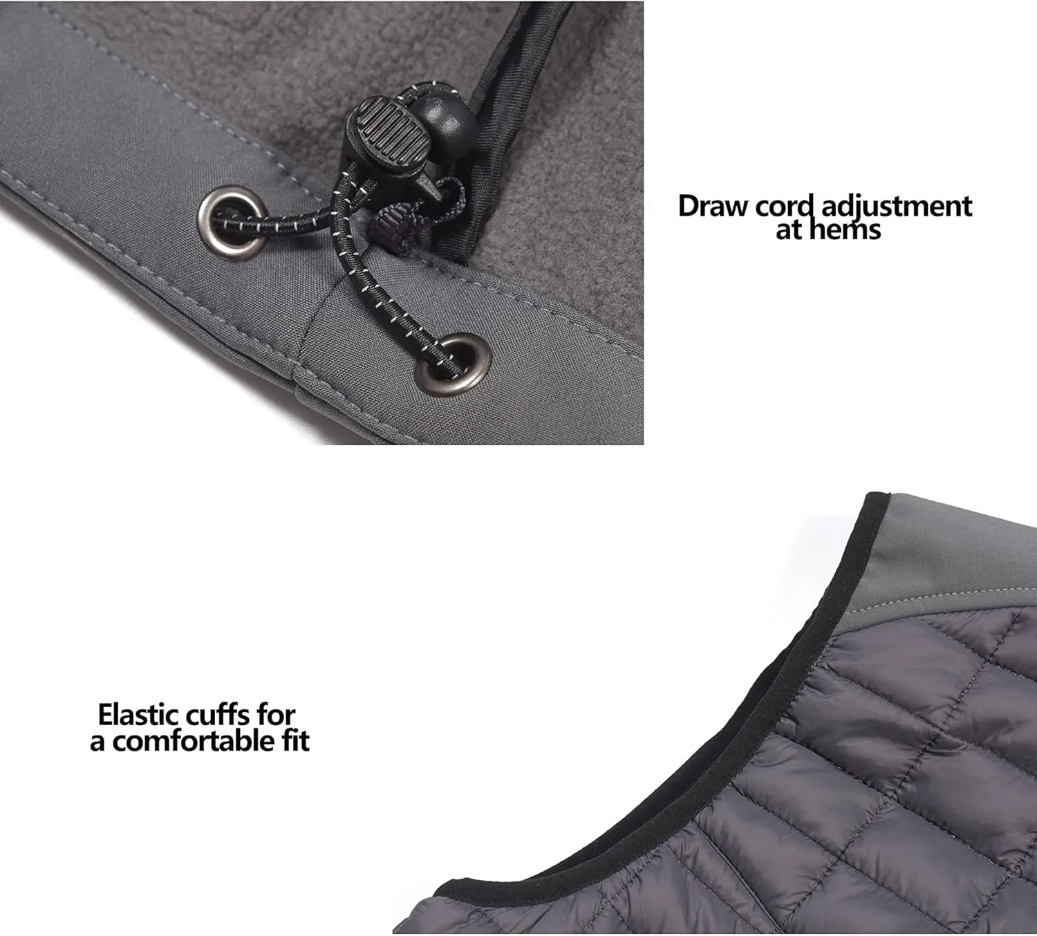 Little Donkey Andy Women's Lightweight Puffer Vest, Warm Outdoor Sleeveless Jacket for Hiking Travel Running Golf
