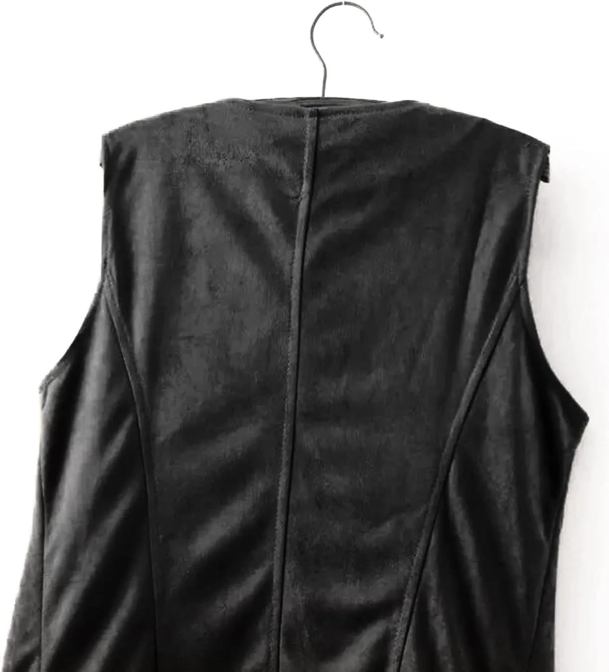 LYANER Women's Faux Suede Tassels Vest Cardigan Open-Front Vest Cardigan Jacket
