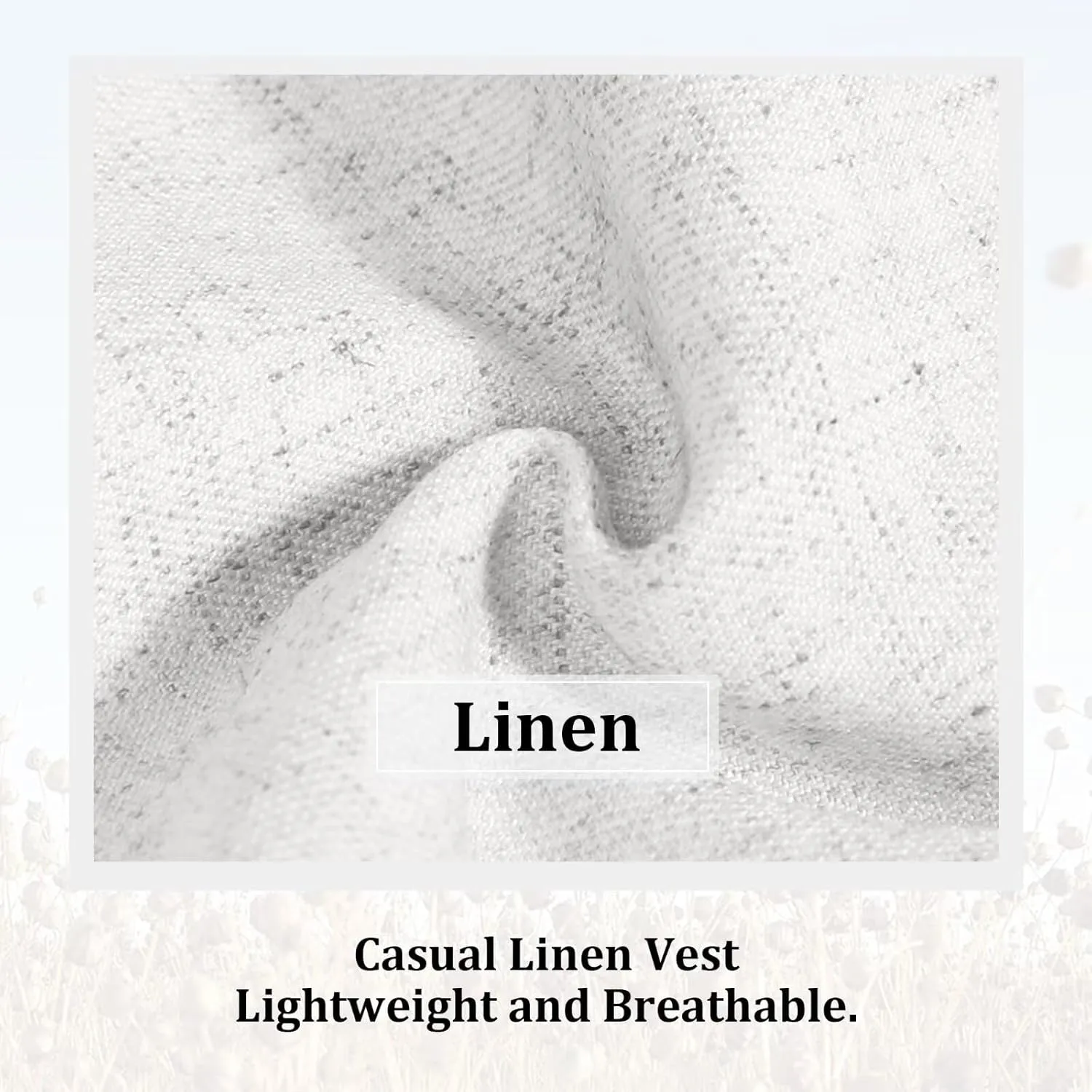 Men Linen Vest Casual Suit Vests Regular Fit Beach Wedding Waistcoat For Mens Groomsmen Party Dress Vest