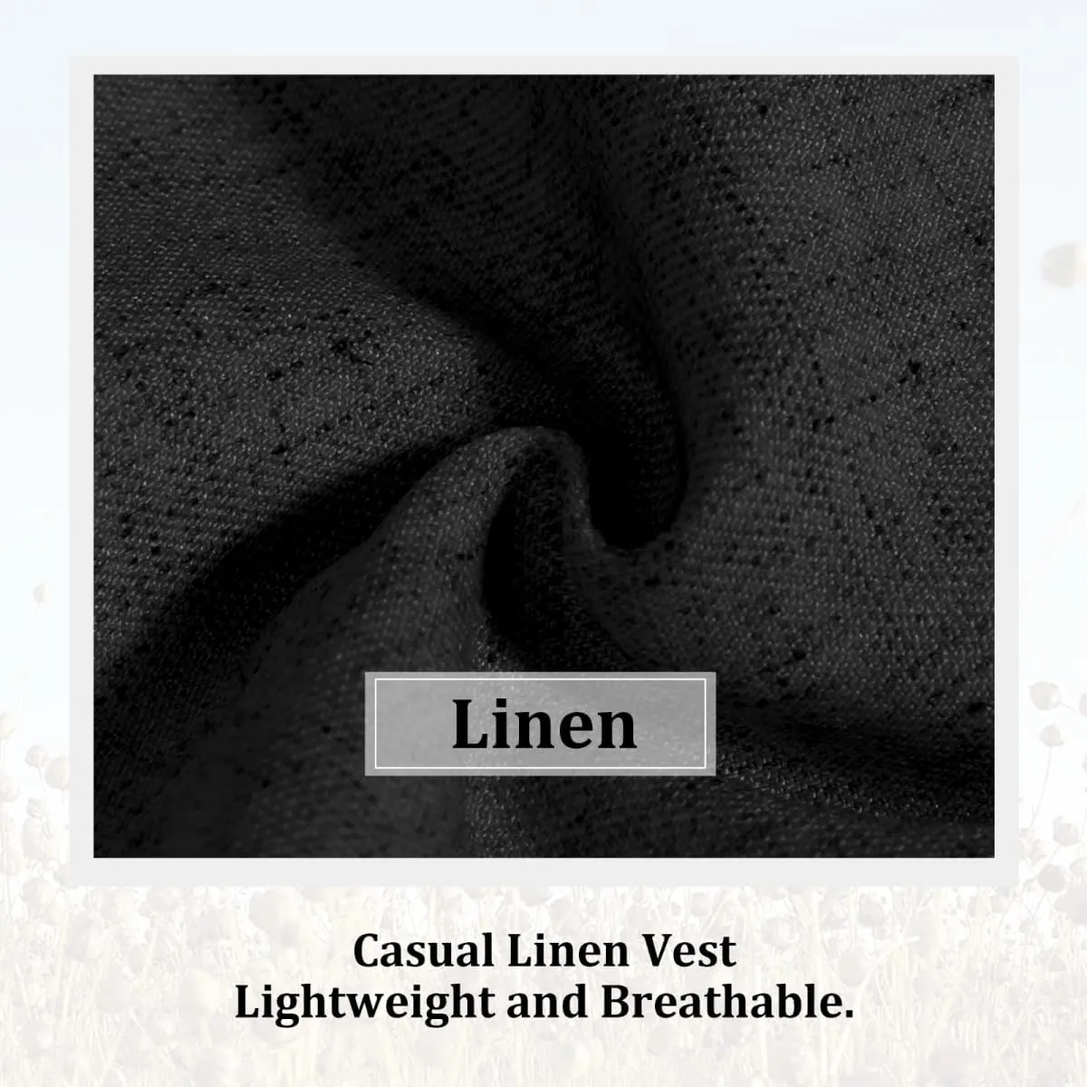 Men Linen Vest Casual Suit Vests Regular Fit Beach Wedding Waistcoat For Mens Groomsmen Party Dress Vest
