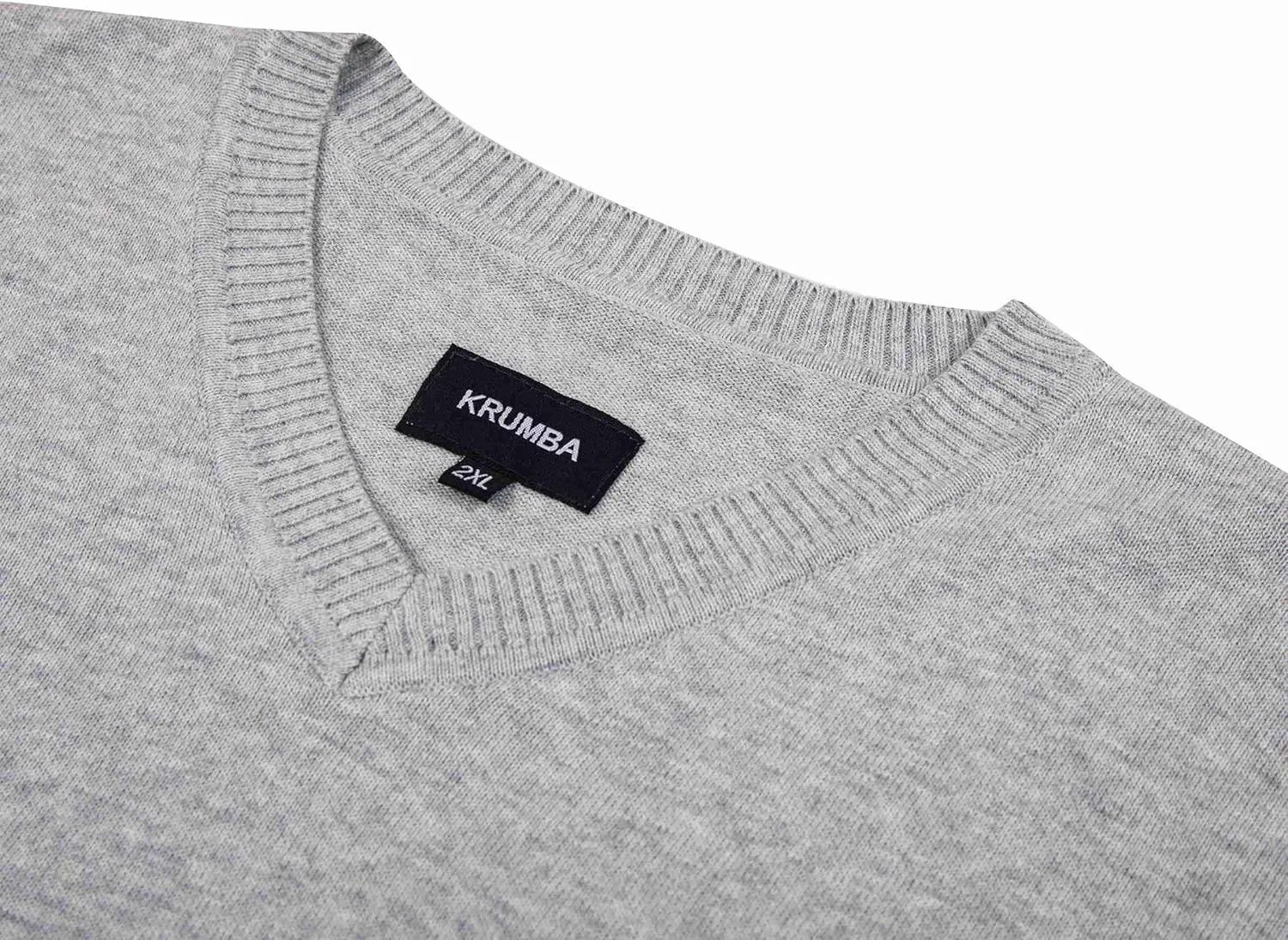 Men Oversized Sweater Vest: Plus Size Big Tall V Neck Cotton Pullover