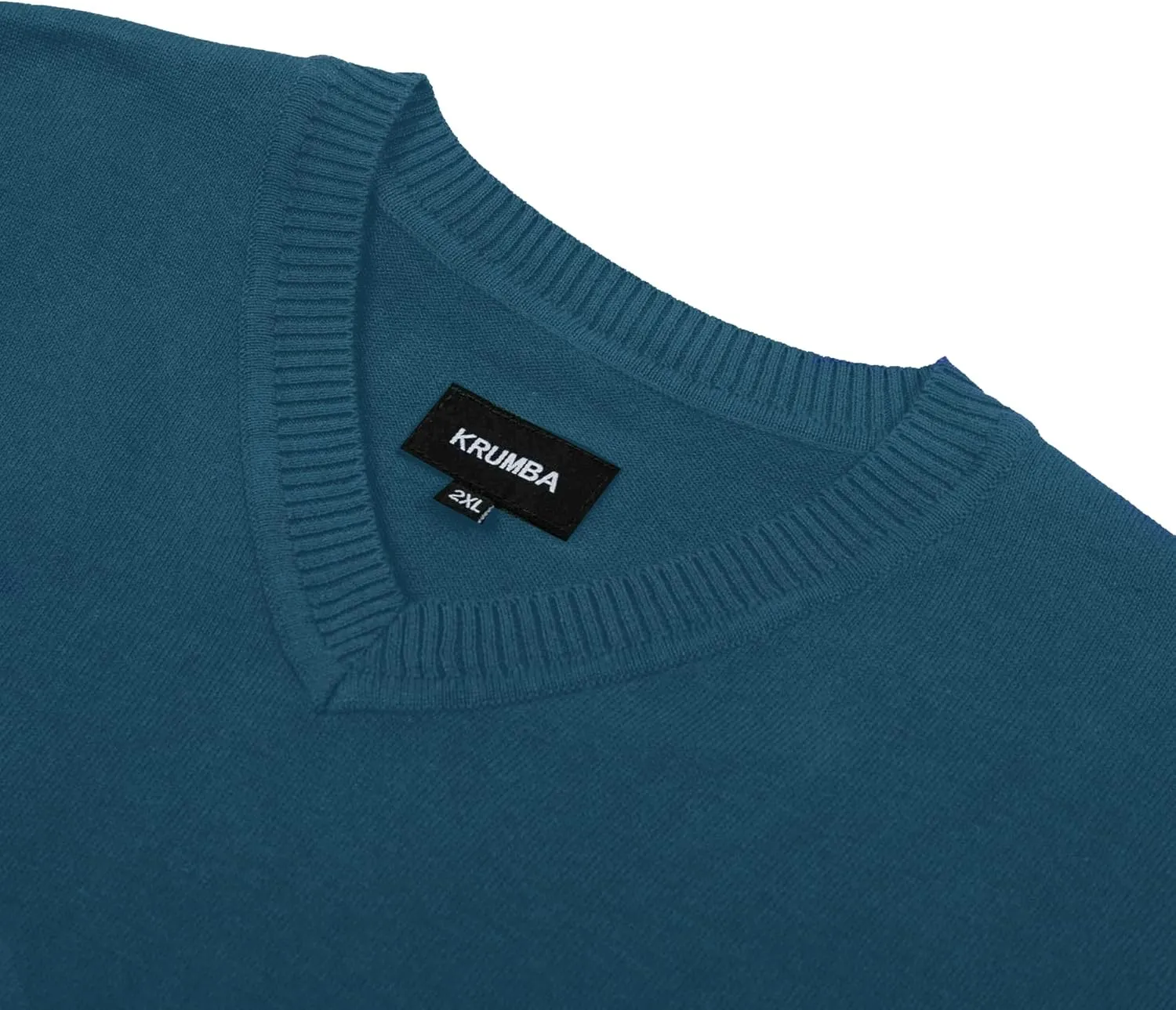 Men Oversized Sweater Vest: Plus Size Big Tall V Neck Cotton Pullover
