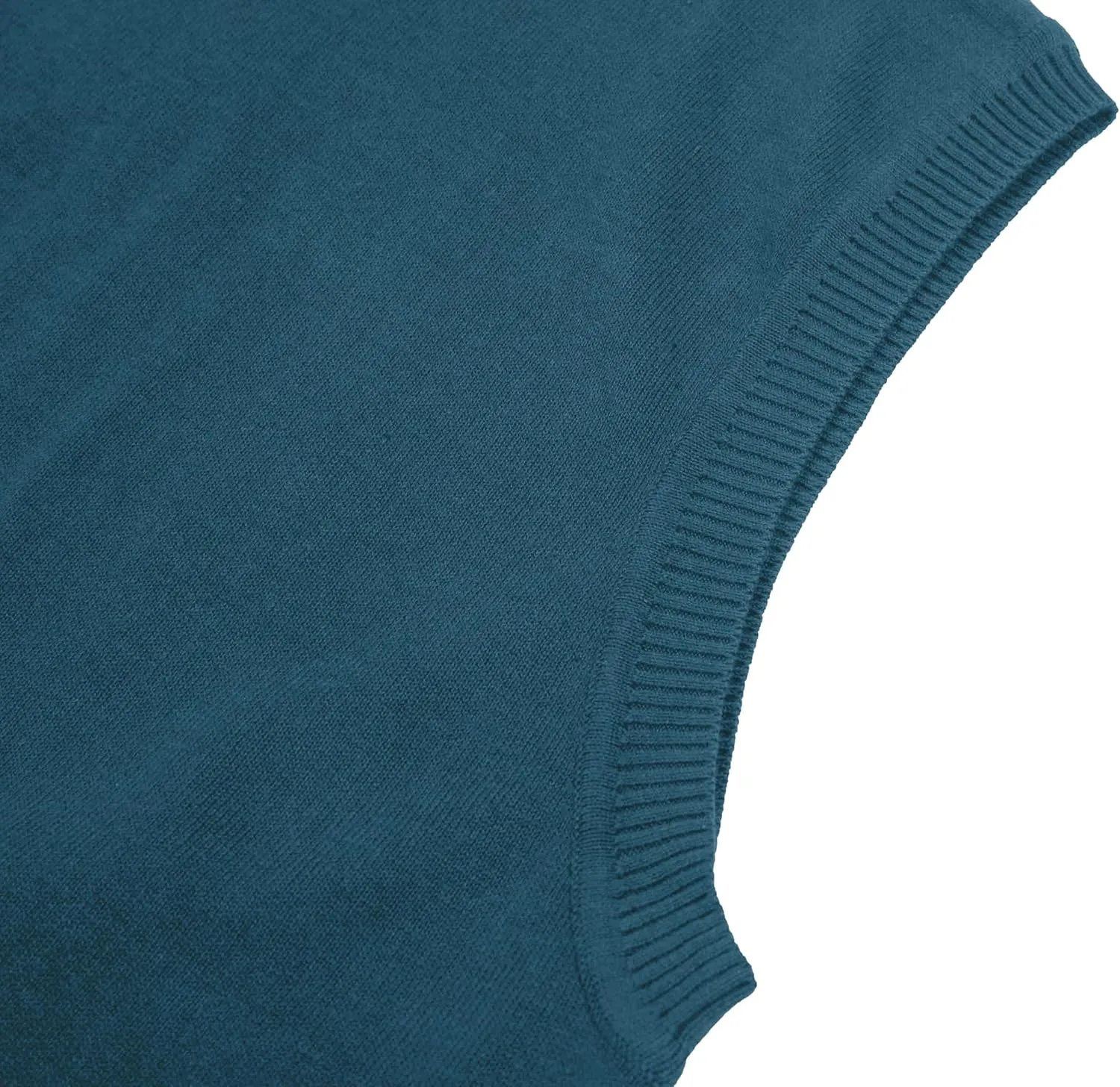 Men Oversized Sweater Vest: Plus Size Big Tall V Neck Cotton Pullover