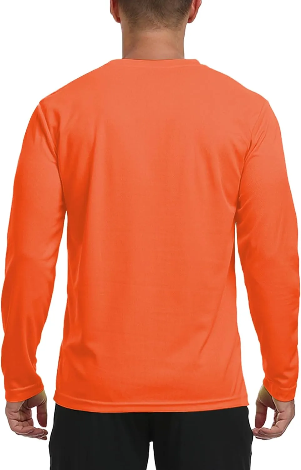 Men's Long Sleeve Sun Shirt Lightweight Workout UV Protection Quick Dry Hiking Tee Shirts Cycling Fishing Athletic Tops