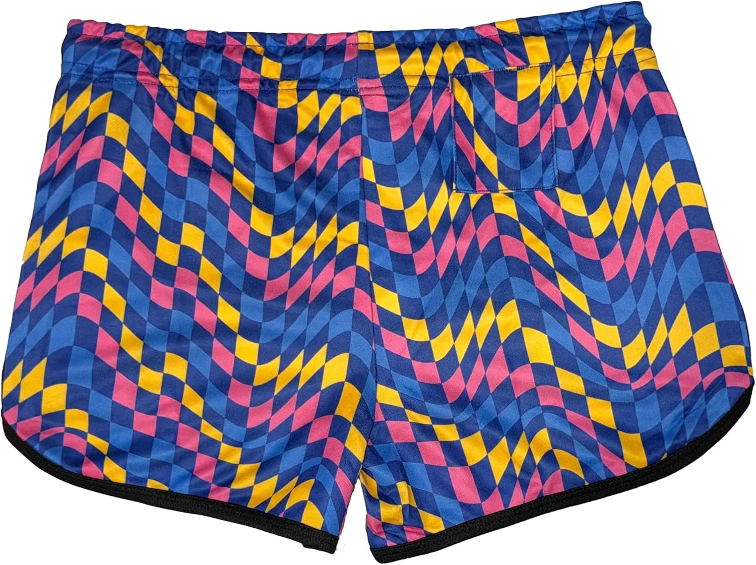 Mens Running Booty Shorts, Zippered Pockets, Rave & Party Short LGBTQ, Gay Rainbow Panda VPL 3 in Inseam Shorts