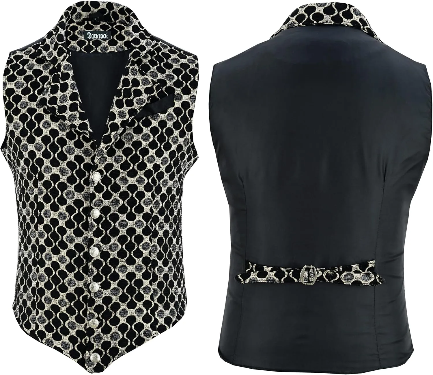 Mens Victorian Suit Vest Steampunk Gothic Waistcoat/USA