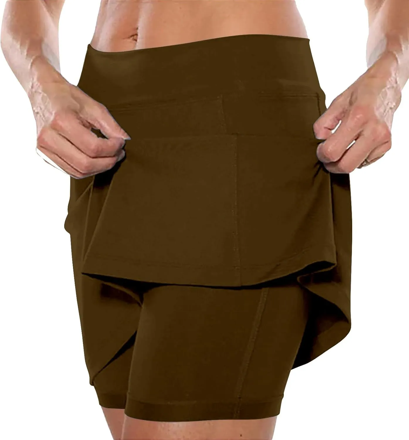 Mini Pleated Skirts for Women y2k Tennis Dresses for Women Pleated Front Black Mini Skirt with Shorts high Waisted
