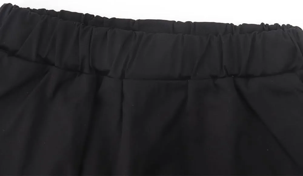 Noomelfish Girls Scalloped Uniform Skirts Stretch Cute School Skort with Pockets (5-12 Years)