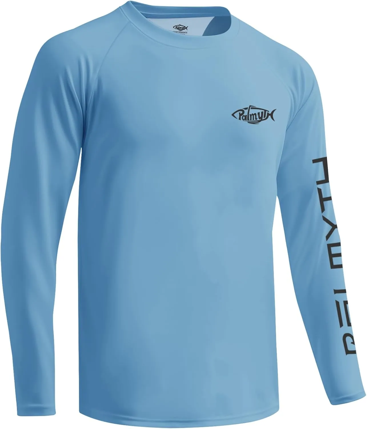 Palmyth Fishing Shirts for Men Long Sleeve UPF 50  T Shirt Sun Protection Tee UV T-Shirts