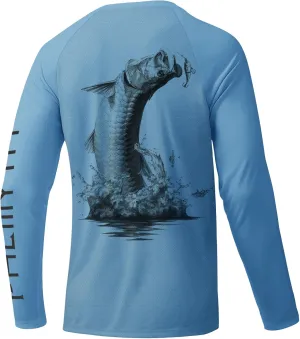 Palmyth Fishing Shirts for Men Long Sleeve UPF 50  T Shirt Sun Protection Tee UV T-Shirts