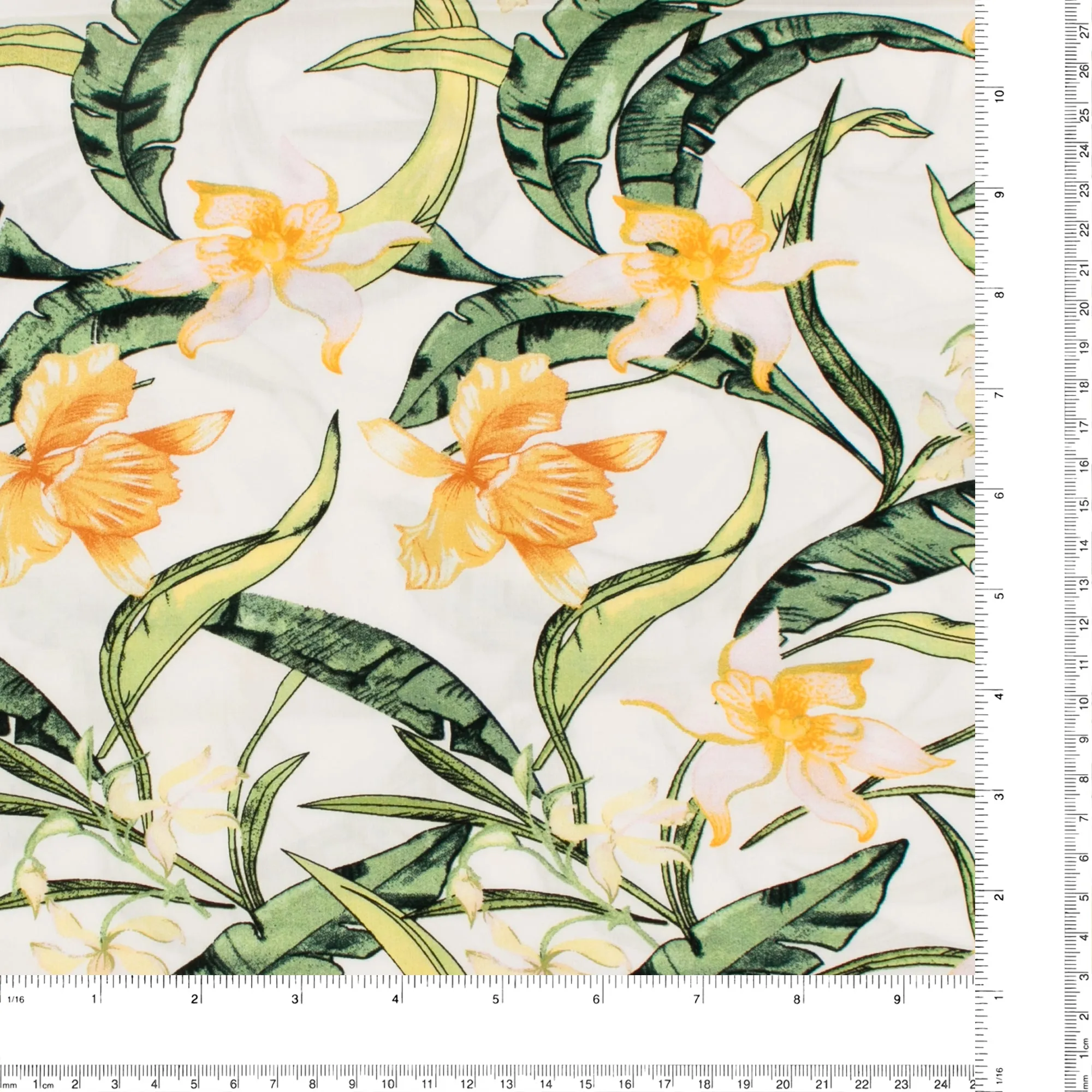 Printed Rayon Poplin - NATASHA - 002 - Offwhite