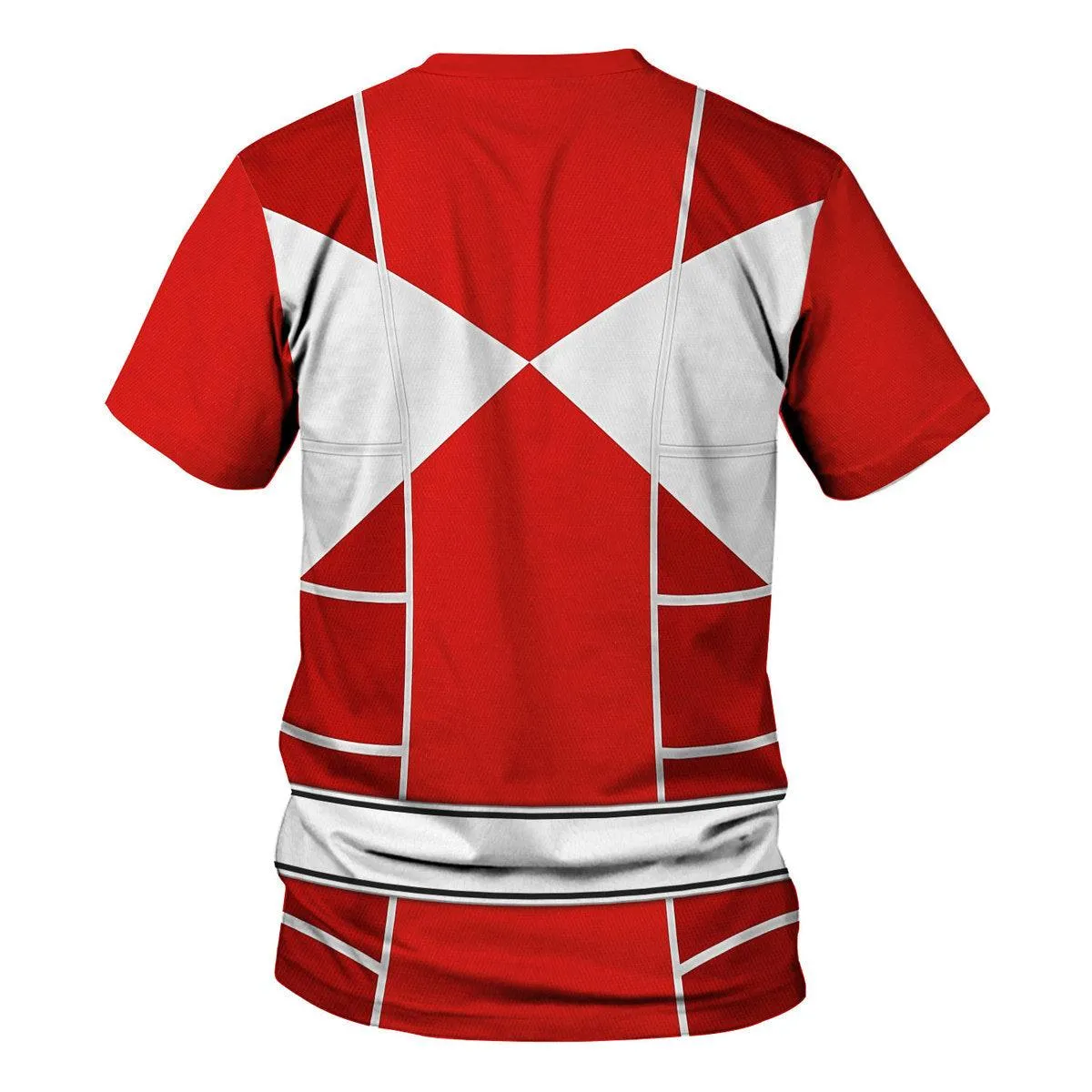 Red Ranger Mighty Morphin Cosplay Hoodies Sweatshirt T-shirt Hawaiian