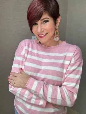 Rosey Stripe Sweater