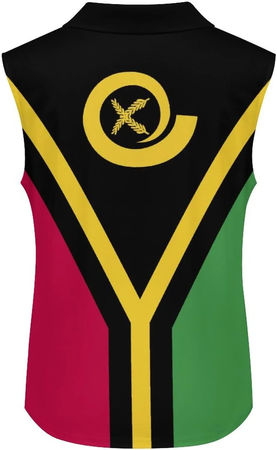 Sleeveless Shirts for Women Venezuela Flag V Neck Shirt Casual PO-LO Tank Top Pullover Quick Dry with Designs
