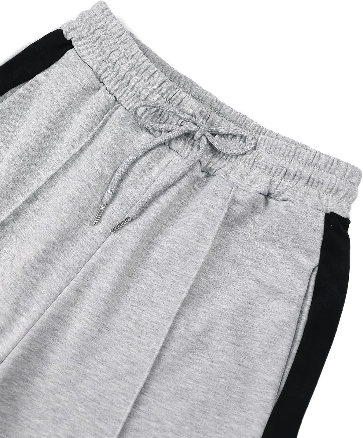 SOFIA'S CHOICE Women's High Waist Drawstring Sweatpants with Pockets Loose Straight Leg Lounge Pant