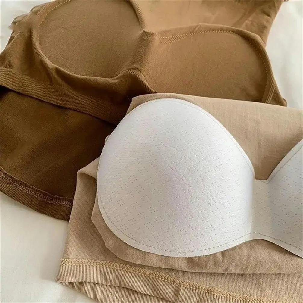 Summer Solid Color Irregular Vest Women's Round Neck Sleeveless Slim Camisole Cotton Lightweight Breathable Short top