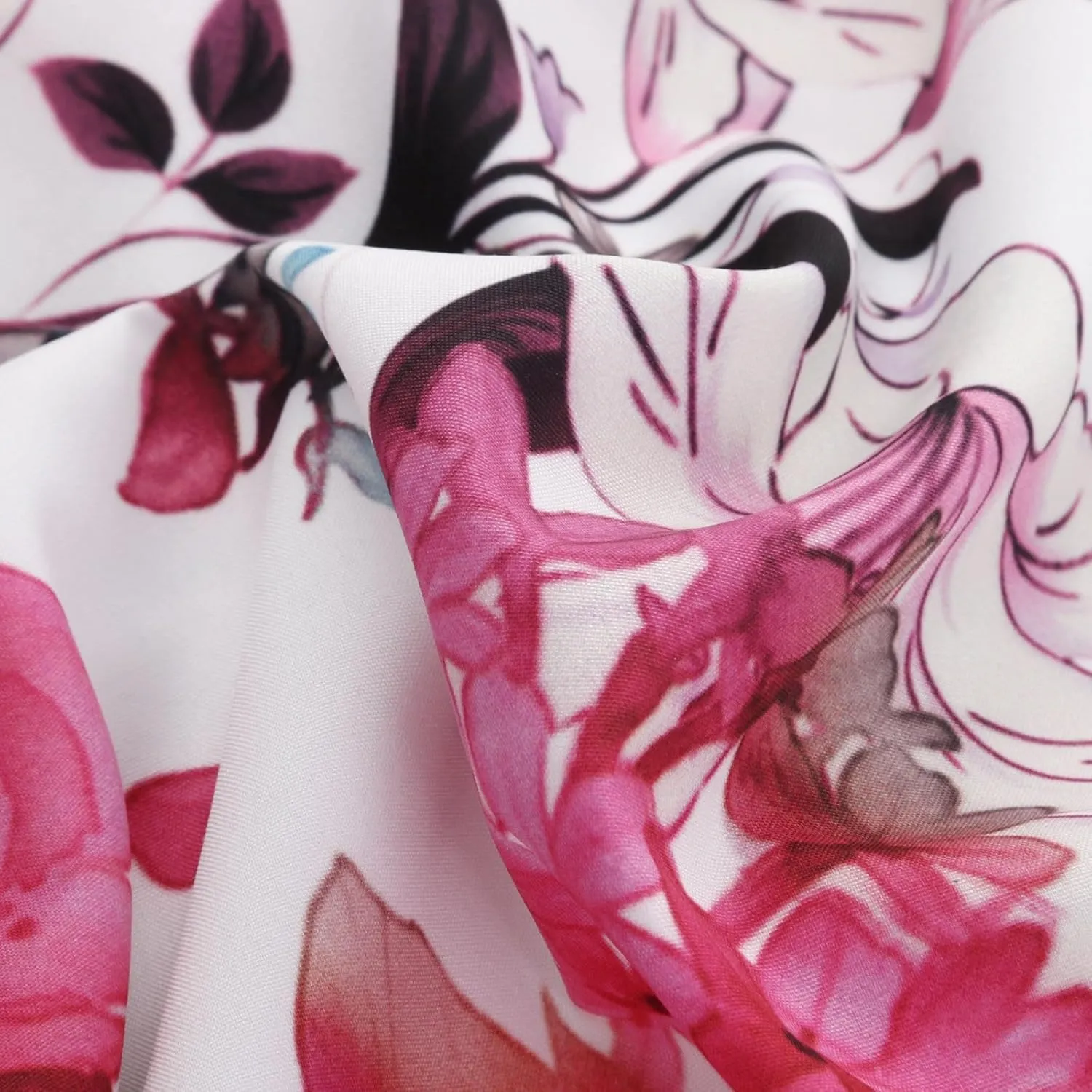 Sundresses for Women 2025 Trendy Flower Print Maxi Dresses Casual Boho Flowy Sundress Summer Vacation Party Dress