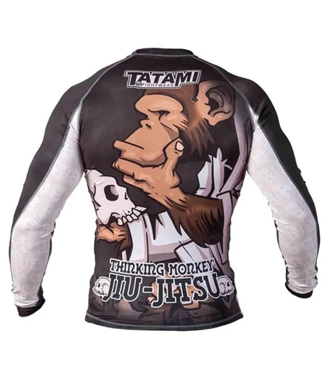 Tatami - Thinker Monkey -  Long Sleeve BJJ Compression Shirt / Rash Guard