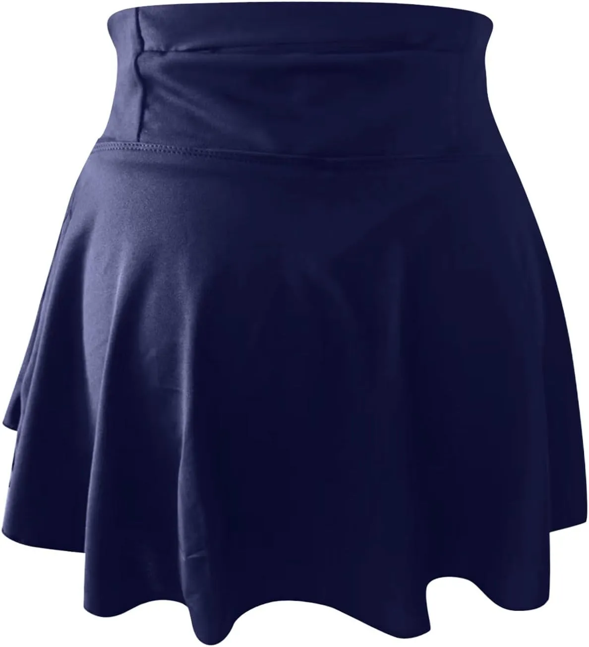 Tennis Skirt Pleated Skorts for Woman Double Ruffle Golf Skirts with Pockets Tummy Control Athletic Skorts for Woman