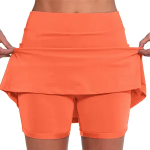 Tennis Skirts for Women Plus Size 3X Womens Long Athletic Shorts Loose fit Tennis Skirt Long Inseam
