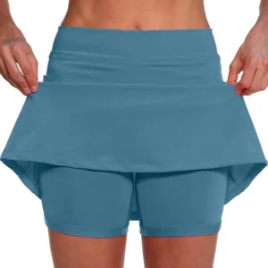 Tennis Skorts for Women Dressy Casual 2025 High Waisted Built in Shorts Yoga Golf Skirts Athletic Running Skort