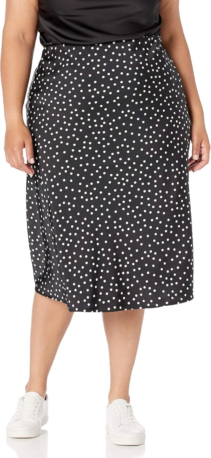 The Drop Women's Maya Silky Slip Skirt