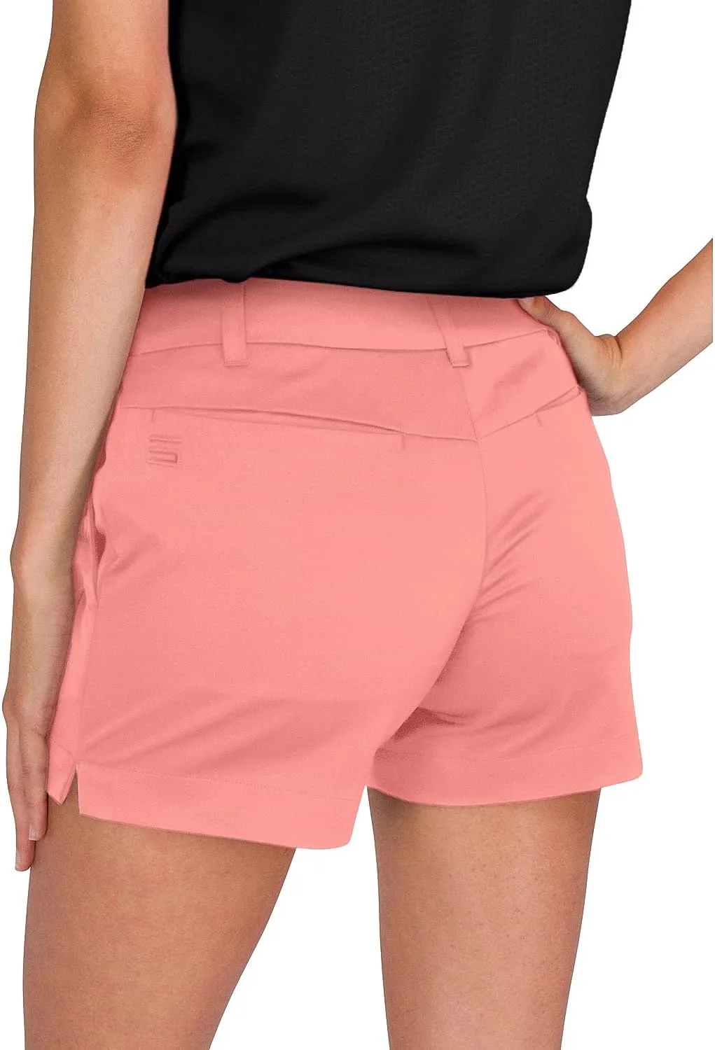 Three Sixty Six Womens Golf Shorts 4  Inch Inseam - Quick Dry Active Shorts with Pockets, Athletic and Breathable