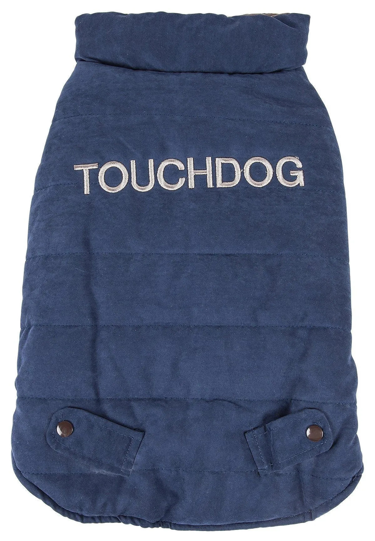 Touchdog ® Waggin Swag Ultra-Plush Insulated and Reversible Dog Coat