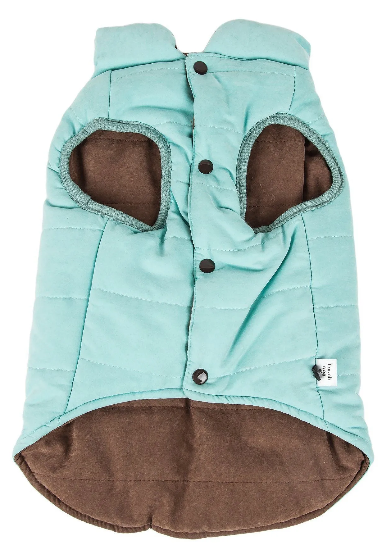 Touchdog ® Waggin Swag Ultra-Plush Insulated and Reversible Dog Coat
