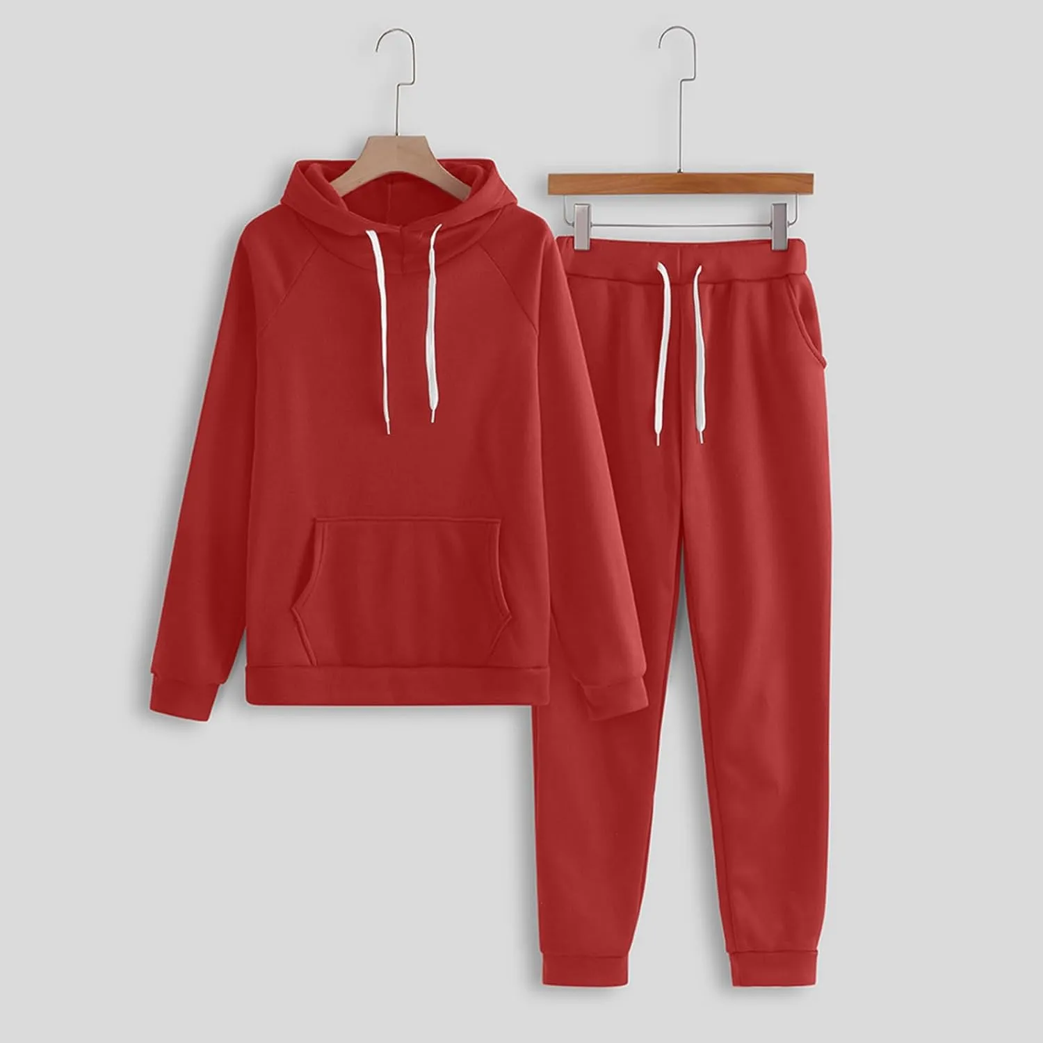 Two Piece Sets for Women Long Sleeve Crewneck Graphic Sweatsuits Sweatshirt Wide Leg Sweatpant Tracksuits