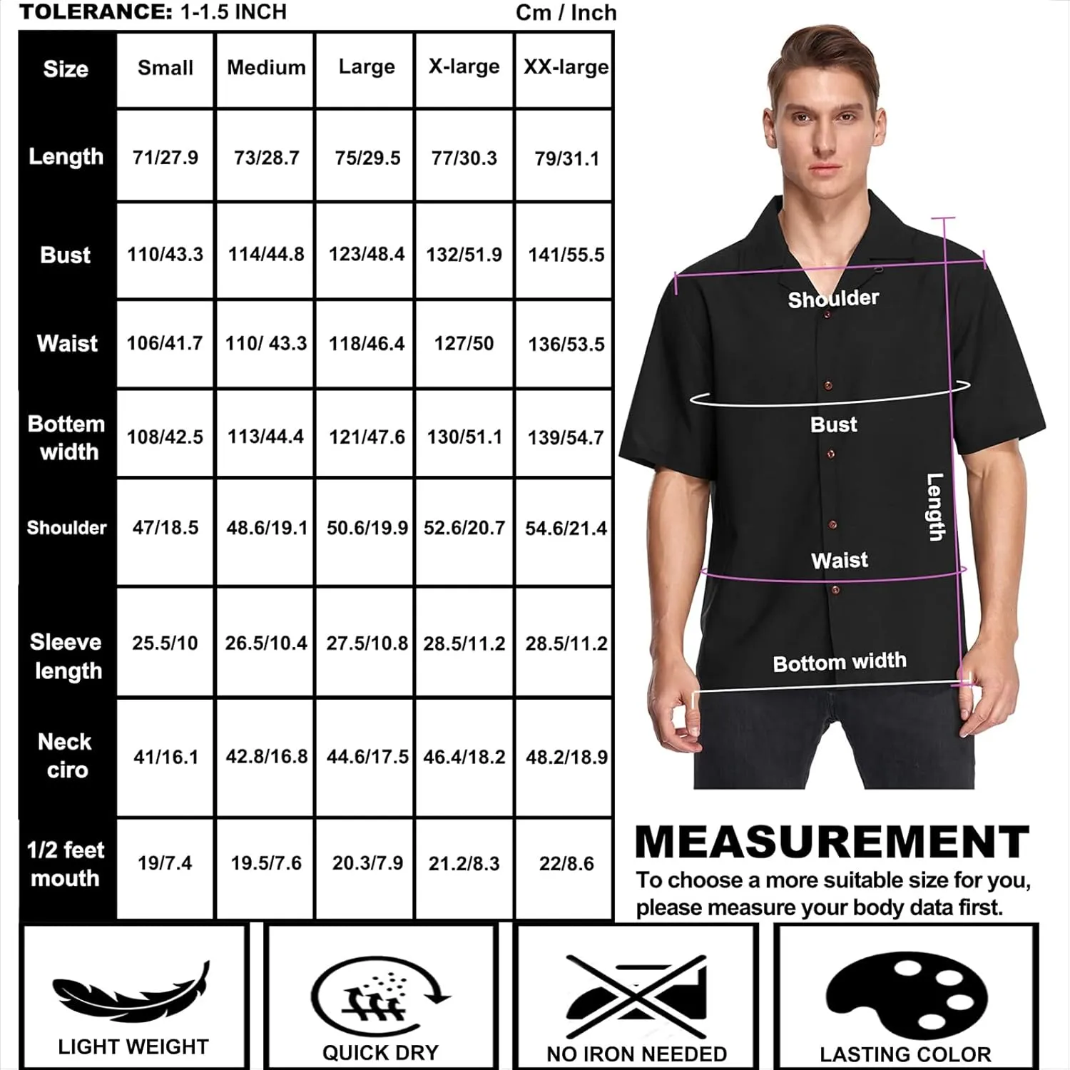 visesunny Stylish Men's Seasonal Hawaiian Casual Button Down Short Sleeve Shirt