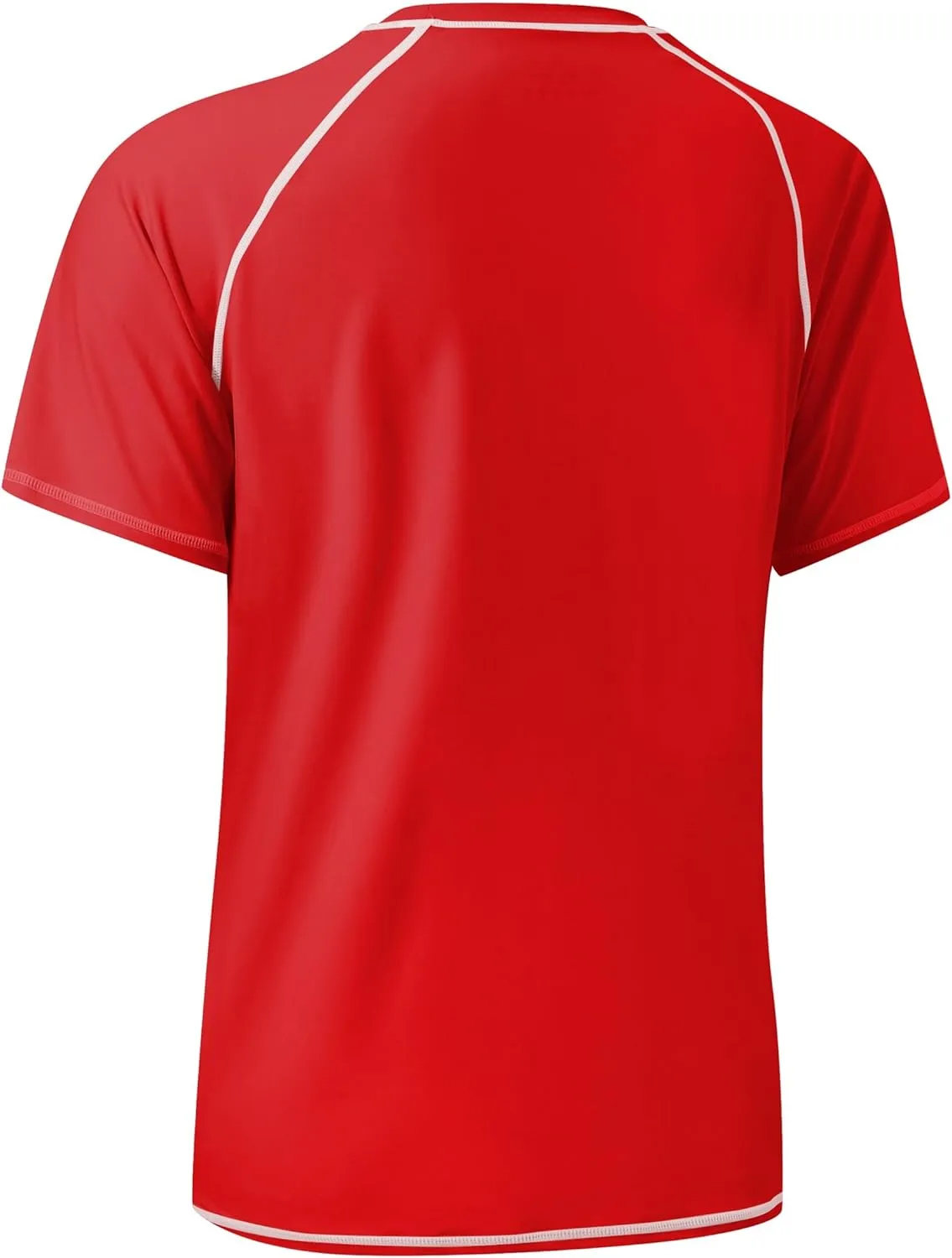 Willit Men's UPF 50  Rashguard Swim Shirt Short Sleeve SPF Sun Protection Quick Dry Water Beach Shirts Fishing Surf Shirt
