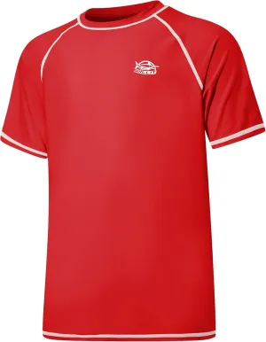 Willit Men's UPF 50  Rashguard Swim Shirt Short Sleeve SPF Sun Protection Quick Dry Water Beach Shirts Fishing Surf Shirt
