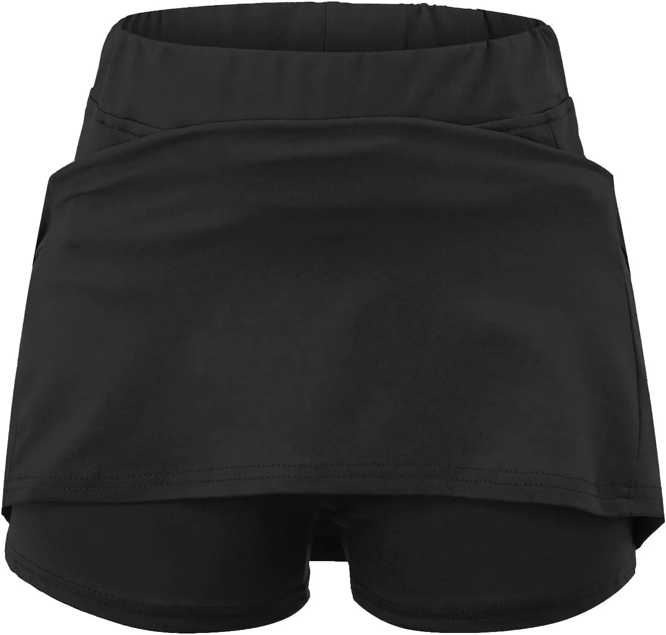 Womens Athletic Skirt with Shorts Mini Golf Tennis Running Workout Lightweight Comfy Oversized Skort Skirts with Pockets