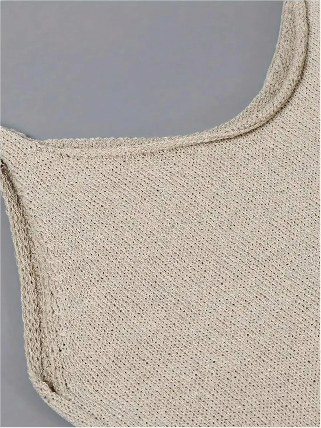 Women's Casual Short Cami Sweater Dress Sleeveless Drawstring Side Knitted Mini Dress