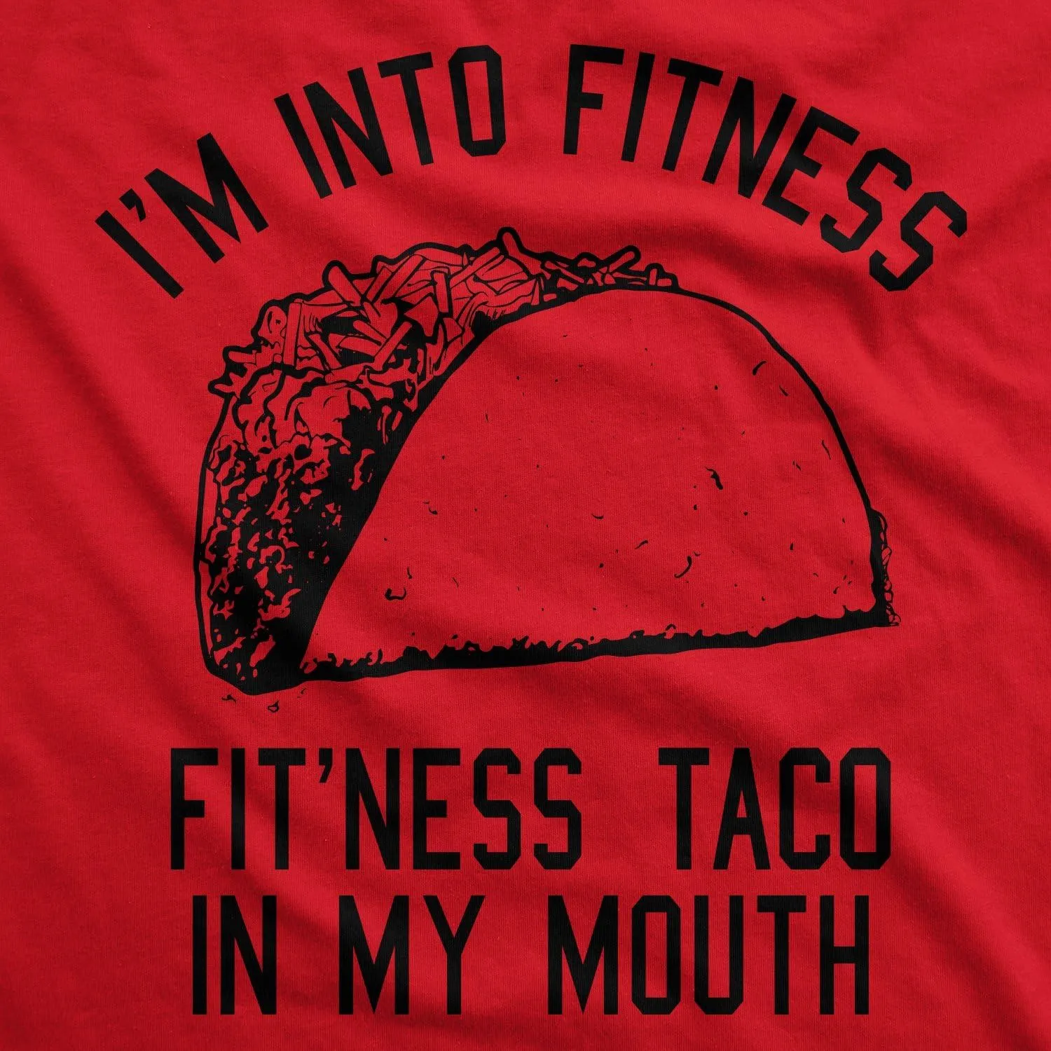 Womens Fitness Taco Funny Gym T Shirt Cool Humor Graphic Muscle Tee for Ladies