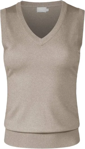 Women's Solid Basic V-Neck Sleeveless Soft Stretch Pullover Sweater Vest Top