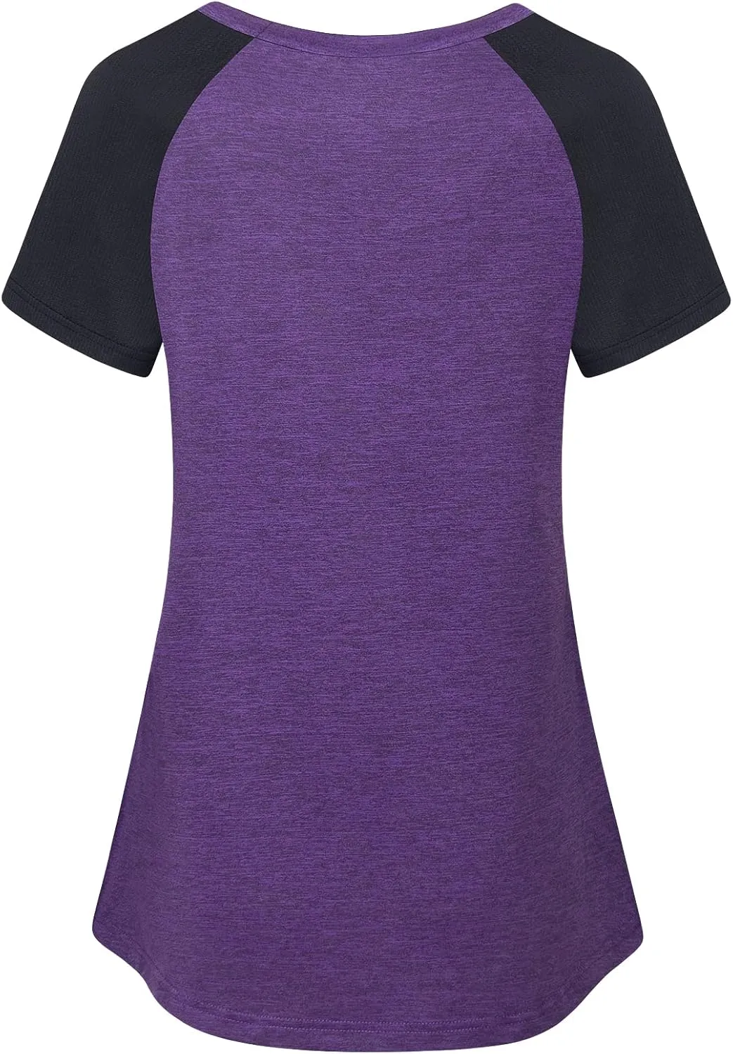 Womens Workout Shirts Fashion Casual Raglan Short Sleeve Yoga Gym Athletic Tops