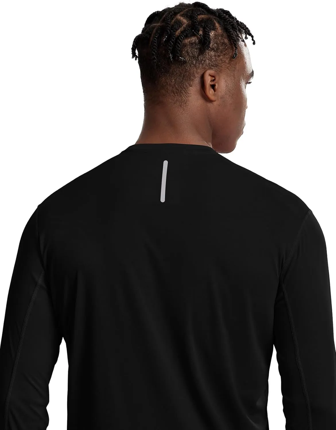 Zengjo Moisture Wicking Athletic Shirts for Men Long Sleeve Workout Running Gym Performance Tee UV/Sun Protection